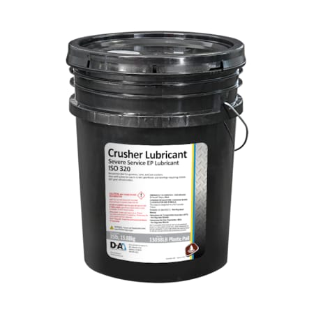 D-A Lubricant Co D-A Crusher Gear Oil ISO 320 SAE 140 - 35 Lb Plastic Pail 13038LB